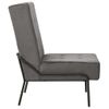 Silla De Relajación De Terciopelo Gris Oscuro 65x79x87 Cm Vidaxl