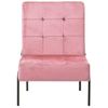 Silla De Relajación De Terciopelo Rosa 65x79x87 Cm Vidaxl