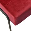 Silla De Relajación De Terciopelo Color Vino Tinto 65x79x87 Cm Vidaxl