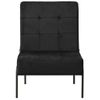 Silla De Relajación De Terciopelo Negro 65x79x87 Cm Vidaxl