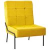 Silla De Relajación De Terciopelo Amarillo Mostaza 65x79x87 Cm Vidaxl