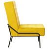 Silla De Relajación De Terciopelo Amarillo Mostaza 65x79x87 Cm Vidaxl