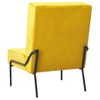 Silla De Relajación De Terciopelo Amarillo Mostaza 65x79x87 Cm Vidaxl