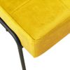 Silla De Relajación De Terciopelo Amarillo Mostaza 65x79x87 Cm Vidaxl