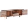 Mueble De Tv De Madera Maciza De Acacia 118x30x40 Cm Vidaxl