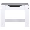 Mesa Infantil Con 2 Sillas Mdf Blanco