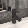 Grifo Para Lavabo De Baño Acabado Gris 130x176 Mm Vidaxl