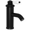 Grifo Para Lavabo De Baño Negro 130x180 Mm Vidaxl