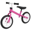 Bicicleta Sin Pedales 9,5 Pulgadas Rosa Vidaxl