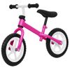 Bicicleta Sin Pedales 11 Pulgadas Rosa Vidaxl