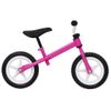 Bicicleta Sin Pedales 11 Pulgadas Rosa Vidaxl