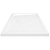 Plato De Ducha Con Puntos Abs Blanco 70x100x4 Cm Vidaxl