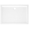 Plato De Ducha Con Puntos Abs Blanco 70x100x4 Cm Vidaxl