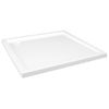 Plato De Ducha Cuadrado De Abs Blanco 80x80 Cm