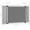 Mosquitera Extensible Para Ventanas Blanco (75-143)x50 Cm Vidaxl