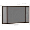 Mosquitera Extensible Para Ventanas Marrón (75-143)x50 Cm Vidaxl