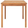 Mesa De Comedor De Jardín Madera Maciza De Teca 160x80x77 Cm Vidaxl