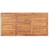 Mesa De Comedor De Jardín Madera Maciza De Teca 180x90x77 Cm Vidaxl