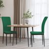 Sillas De Comedor 2 Unidades Terciopelo Verde Oscuro Vidaxl