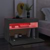 Mueble De Tv Con Luces Led Gris Hormigón 60x35x40 Cm Vidaxl