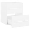 Armario Para Lavabo Madera Contrachapada Blanco 41x38,5x48 Cm Vidaxl