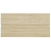 Armario Lavabo Madera Contrachapada Roble Sonoma 90x38,5x45 Cm Vidaxl