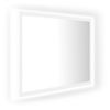 Espejo De Baño Led Acrílico Blanco 60x8,5x37 Cm Vidaxl