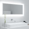 Espejo De Baño Led Acrílico Blanco 100x8,5x37 Cm Vidaxl