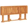 Set Comedor De Jardín Plegable 7 Piezas Madera Maciza De Teca Vidaxl