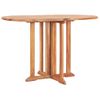 Set De Comedor De Jardín Plegable 5 Pzas Madera Maciza De Teca Vidaxl