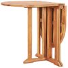 Set De Comedor De Jardín Plegable 5 Pzas Madera Maciza De Teca Vidaxl