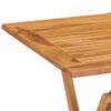 Set De Comedor De Jardín Plegable 5 Pzas Madera Maciza De Teca Vidaxl