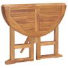 Set De Comedor De Jardín Plegable 5 Pzas Madera Maciza De Teca Vidaxl