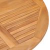 Set De Comedor De Jardín Plegable 5 Pzas Madera Maciza De Teca Vidaxl