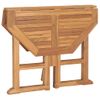 Set De Comedor De Jardín Plegable 5 Pzas Madera Maciza De Teca Vidaxl