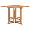 Set De Comedor De Jardín Plegable 5 Pzas Madera Maciza De Teca Vidaxl