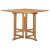 Set De Comedor De Jardín Plegable 5 Pzas Madera Maciza De Teca Vidaxl