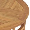 Set De Comedor De Jardín 3 Pzas Y Cojines Madera Maciza De Teca Vidaxl