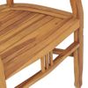 Juego De Comedor De Jardín 5 Piezas Madera Maciza De Teca Vidaxl