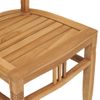 Conjunto De Comedor Para Jardín 5 Piezas Madera Maciza De Teca Vidaxl