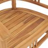 Conjunto De Comedor Para Jardín 5 Piezas Madera Maciza De Teca Vidaxl