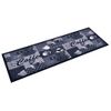 Alfombra De Cocina Lavable Coffee Azul 45x150 Cm Vidaxl