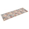 Alfombra De Cocina Lavable Mosaico De Colores 60x300 Cm Vidaxl