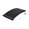 Paneles Calefactores Solares De Piscina Curvos 2 Uds 110x65 Cm Vidaxl