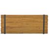 Mesa De Centro De Madera Maciza De Teca 110x45x38 Cm Vidaxl