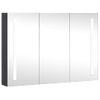 Rogal Armario De Cuarto De Baño Con Espejo Y Led 89x14x62 Cm Rogal