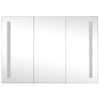 Rogal Armario De Cuarto De Baño Con Espejo Y Led 89x14x62 Cm Rogal