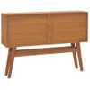 Mesa Consola De Madera Maciza De Teca 110x30x79 Cm Vidaxl