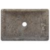 Lavabo De Mármol Gris Con Brillo 45x30x12 Cm Vidaxl