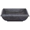 Lavabo Mármol Negro 50x35x10 Cm Vidaxl